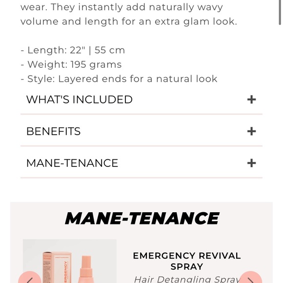 Insert name here hair: 22 in U-Clip - Picture 3 of 3